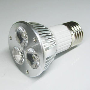 4Pack 3W(3x1W) 120V/220V AC LED Spotlight E27 Screw Base LED Light Bulb Aluminum Housing 30° Beam Angle