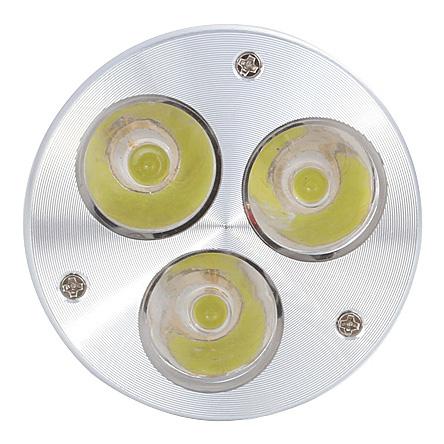 Image of 4Pack 3W(3x1W) 120V/220V AC LED Spotlight GU10 Bi-Pin Base LED Light Bulb Aluminum Housing 30° Beam Angle