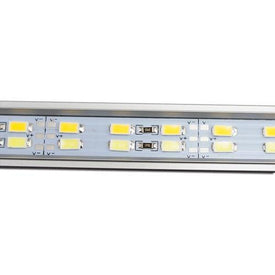 5 / 10 Pack SMD5630 Double Row Rigid LED Strip lighting 144LEDs per Meter with U Aluminum Shell