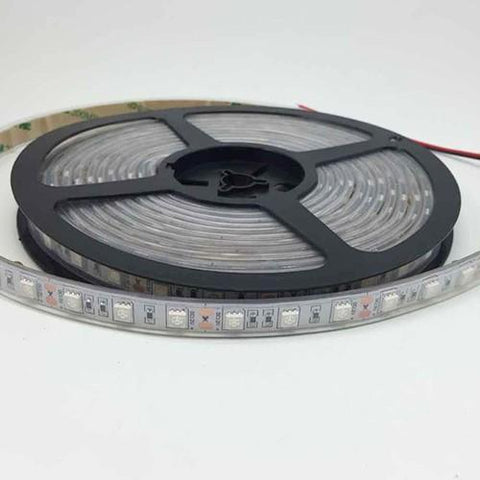 Image of DC 12V Dimmable 670NM Red SMD5050-300 Flexible LED Strips 60 LEDs Per Meter 8mm Width 12W Per Meter