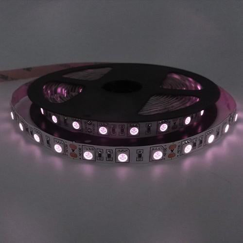 DC 12V Dimmable 670NM Red SMD5050-300 Flexible LED Strips 60 LEDs Per Meter 8mm Width 12W Per Meter