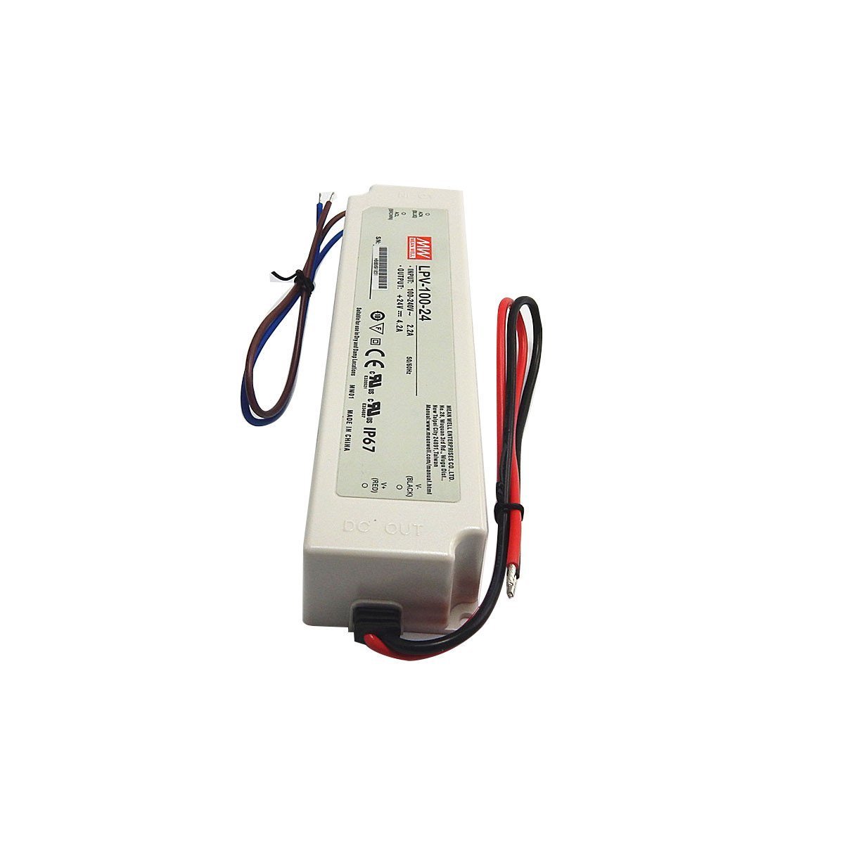MEANWELL UL Certificated LPV series IP67 Waterproof Power Supply