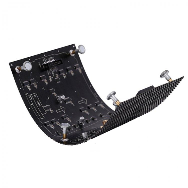 M-F1.8 (P1.875) Bare Board LED Module, 1.875mm Full RGB Pixel Panel Screen in 240 * 120 mm with 8192 dots, 1/32 Scan, 800 Nits for Indoor Display