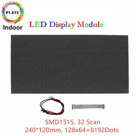 M-HD1.8 High Definition P1.875 (1.875mm) Small Pixel Pitch Indoor LED Module, Full RGB Pixel LED Tile in 240*120mm with 8192 dots, 1/32 Scan, 800 Nitsfor indoor Display