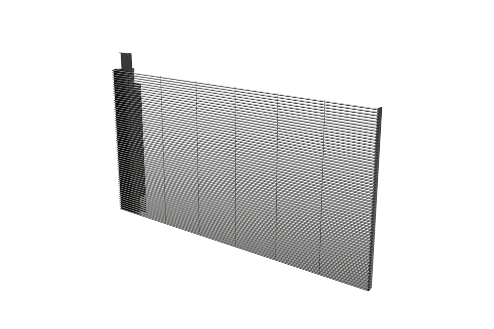 MUSE Series (mClear) Frameless in the Middle Transparent LED Display in P3.9-7.8mm with 5000nits for Windows Advertising