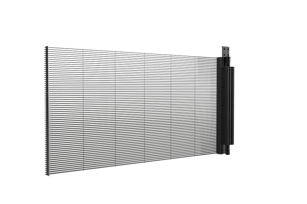 MUSE Series (mClear) Frameless in the Middle Transparent LED Display in P3.9-7.8mm with 5000nits for Windows Advertising