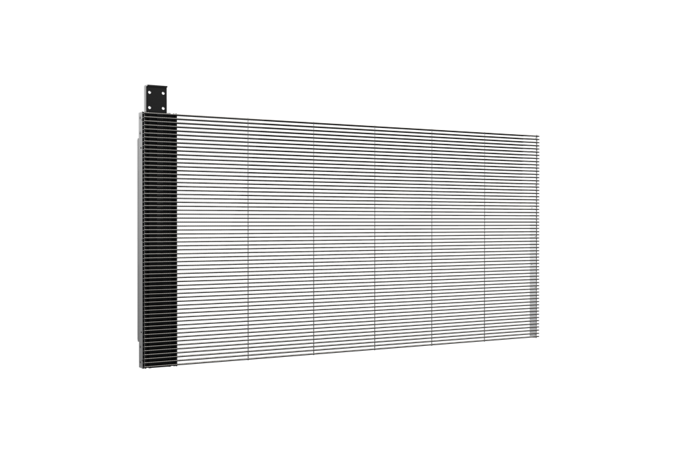 MUSE Series (mClear) Frameless in the Middle Transparent LED Display in P3.9-7.8mm with 5000nits for Windows Advertising