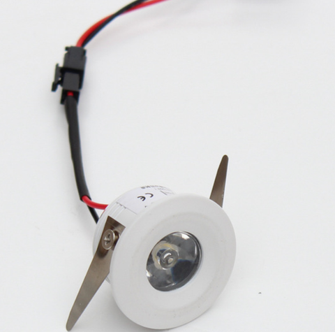Image of 1x3W LED Downlight - Diameter 40mm - 30 Degree Mini Recessed LED Light Small Ceiling Downlight Cabinet LED Light with LED Driver