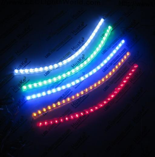 24cm/48cm/72cm/96cm/120cm Waterproof Flexible Grill LED Strip Light for Motorcycle, Car Lighting