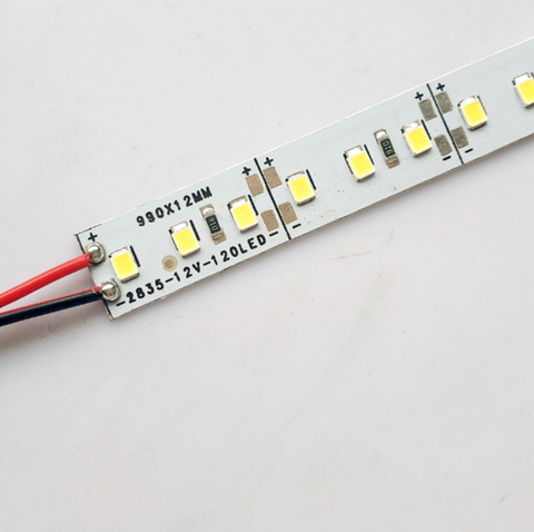 Image of 5 / 10 Pack SMD2835 Rigid LED Strip lighting with 120LEDs per meter Non-Waterproof LED Light Bar