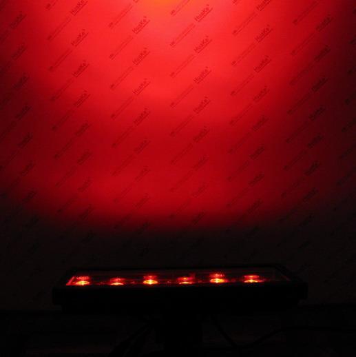 FREE SHIPPING 36Watt RGB LED Wall Washer 110-265V AC Flood Light Standalone Operating, DMX 512 Controllable and Master/Slave Workable, IP65 Waterproof for Outdoor Use