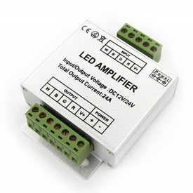 4 Channel RGBW Amplifier for 12V or 24V RGBW / RGBWW or RGB Color LED Flexible Strip Lights