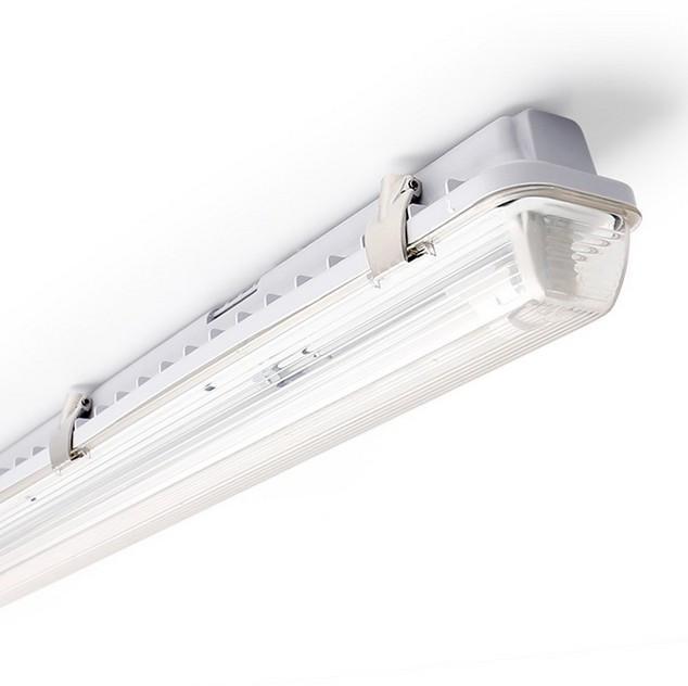 LED Tube Fixture (No Tube included) for Single LED Tube  Tri-proof LED Tube Support Bracket Waterproof , Dustproof, Corrosion-Proof