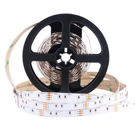 DC12V  SMD020 Side Emitting RGB Color Changing LED Strip Lights 60LEDs Per Meter 10mm White PCB Flexible Adhesive Tape