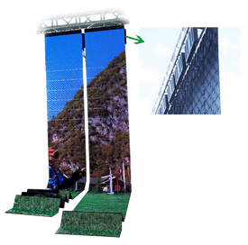 15mm Super Slim LED Curtain Display Screen 360° Foldable Patented 3.9mm|6.0mm|7.8mm Pixel Pitch Indoor LED Display