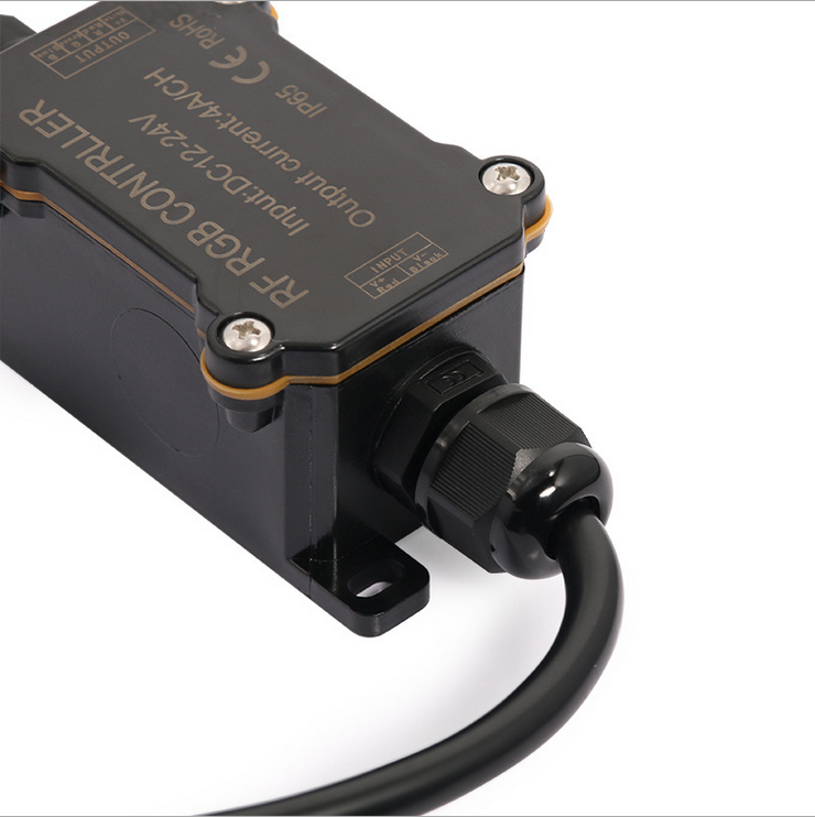 DC 12V-24V RF163 IP65 Waterproof Wireless RGB Controller with Mini RF Wirelless 17keys Remote Controller for SMD5050 3528 RGB LED Strip Lights