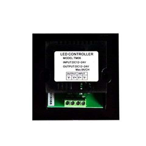 Image of 12V-24V DC TM06 Wall Panel Touchable Color Ring LED Dimmer Controller for Single Color LED Strips