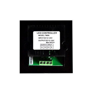12V-24V DC TM06 Wall Panel Touchable Color Ring LED Dimmer Controller for Single Color LED Strips