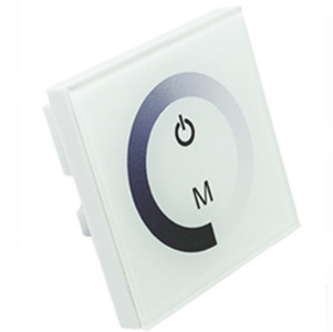 12V-24V DC TM06 Wall Panel Touchable Color Ring LED Dimmer Controller for Single Color LED Strips