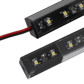 5/10/25/50 Pack Black V01 16x16mm V-Shape Vertical Angle Cover Internal Width 12mm Corner Mounting LED Aluminum Channel with End Caps and Mounting Clips Aluminum Extrusion