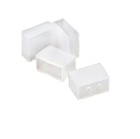 50 Pcs / Pack Single Color End Cap used for IP67 or IP68 10mm Wide SMD5050 or 8mm SMD3528 LED Flexible Strip