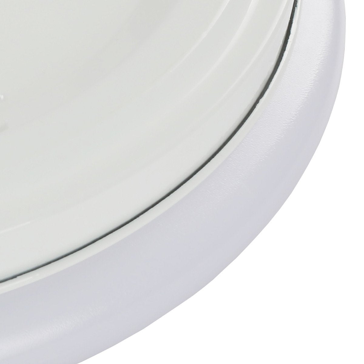 24W 14.96 inch (380mm) LED Ceiling Light Fixture CCT changable & Dimmable with RF controller Round Acrylic Shade White Finish Modern LED Flush Mount