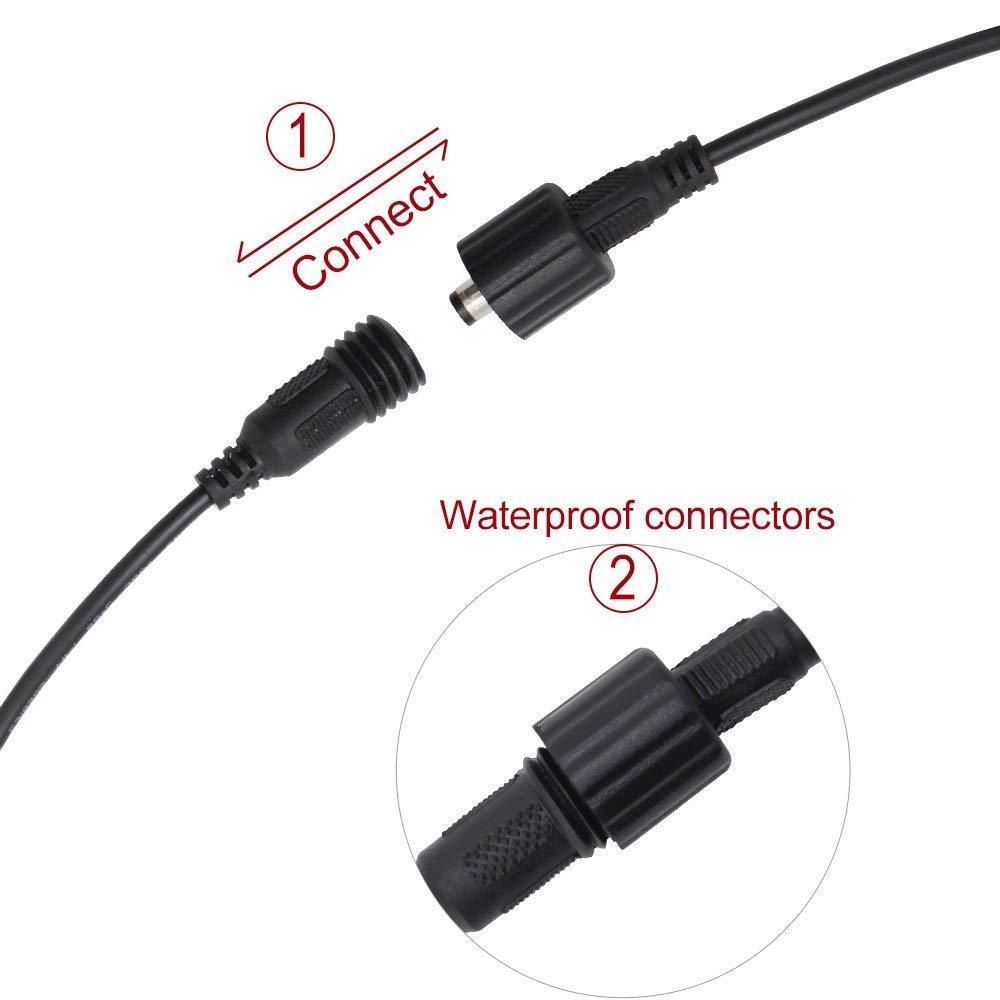 3Pcs 18W 1.6ft Waterproof LED Flexible Grow Strip Lights with 2A PowerSupply for Indoor Plants/Plant Growing/Greenhouse/Potted Plant/Hydroponic Garden