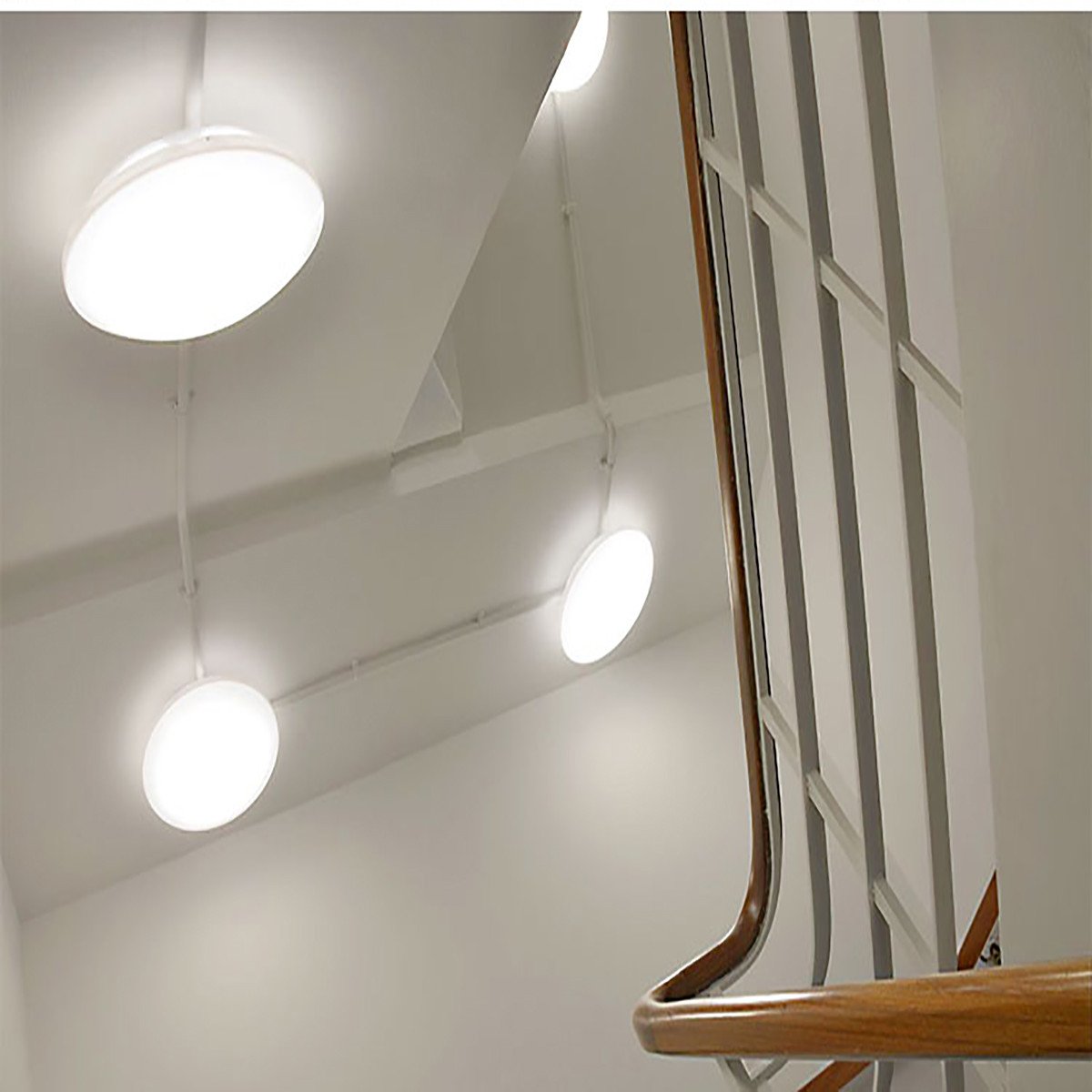 24W 14.96 inch (380mm) LED Ceiling Light Fixture CCT changable & Dimmable with RF controller Round Acrylic Shade White Finish Modern LED Flush Mount