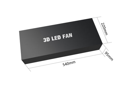 Free Shipping 65cm 720 LEDs 3D Hologram Advertising Display LED Fan, WiFi App Holographic 3D Photos and Videos