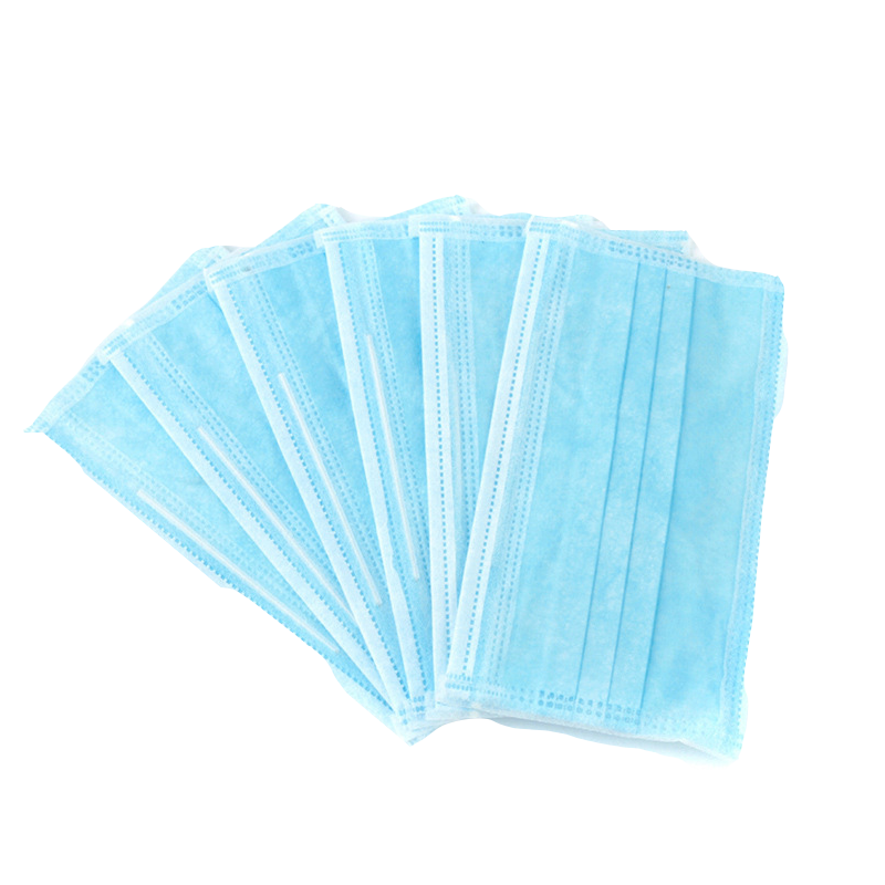 50Pack of BFE95% Face Masks, 3-Ply Cotton Filter Medical Sanitary for Dust, Germ Protection