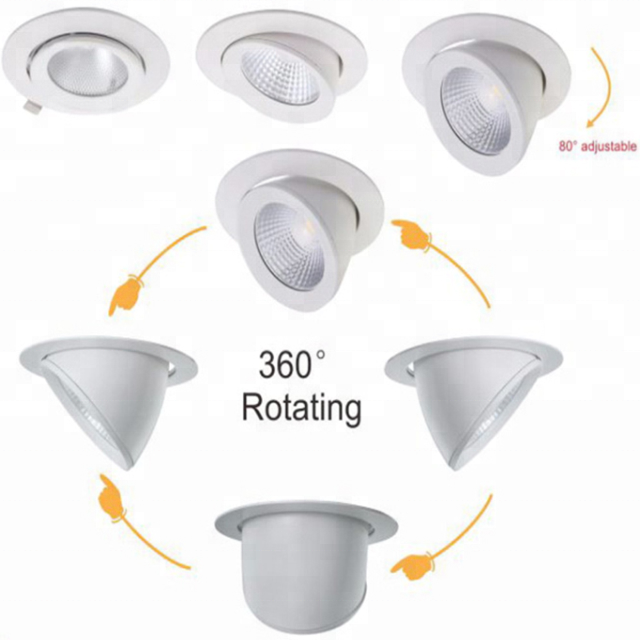 10W / 18W / 24W Home Design Roof Recessed Mounting Fixture Downlights