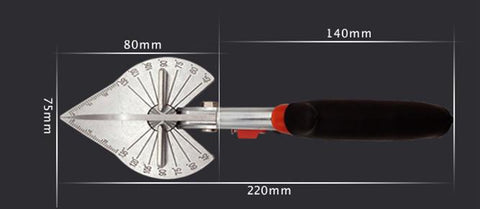 Image of The professional Multi angle shearing groove scissors for led Neon light housing with two replacement blade