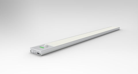 Image of 40cm (15.75'') Motion Sensor LED Under Cabinet Light, 1500mA Rechargeable Wireless Motion Nightlight Portable Magnetic Stick Up Night Light